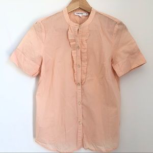 Calvin Klein short sleeve shirt Peach XS